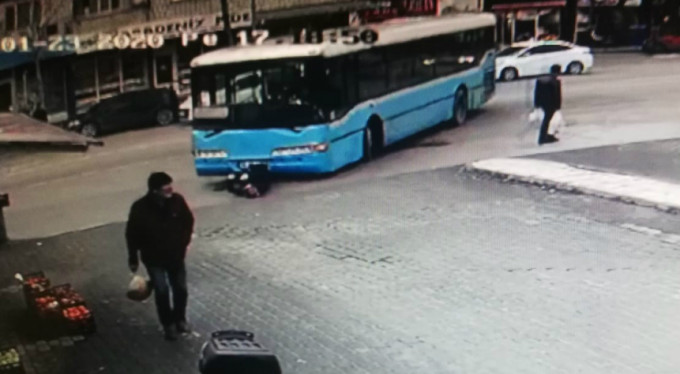 Bursa'daki feci kaza kamerada!