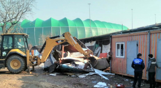 Bursa'da Timsah Arena'nın çevresi...