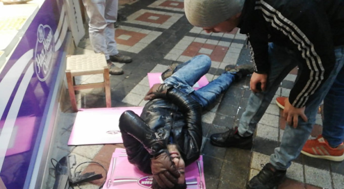 Bursa'da bisikletle ters yönde ilerleyince...