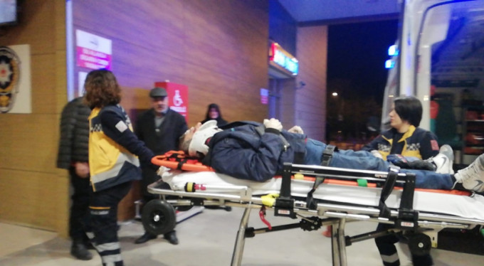 Bursa'da kafa kafaya çarpıştılar!