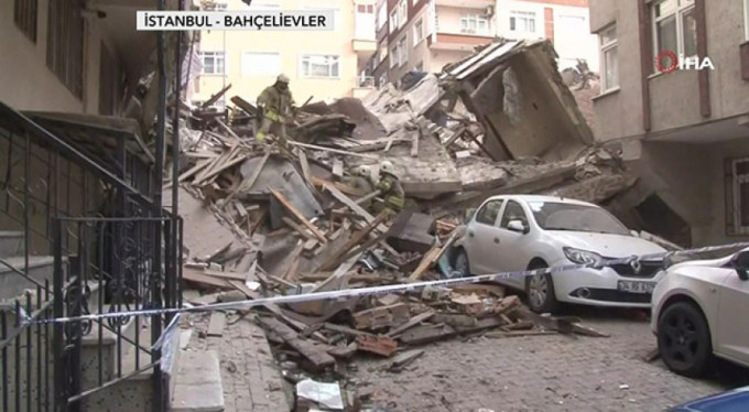 Korkunç! 7 katlı bina...