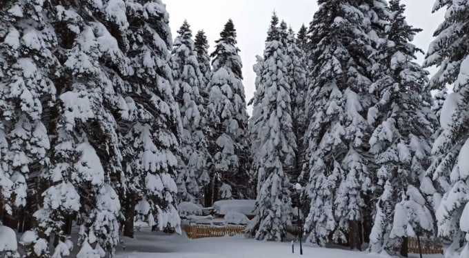 İşte Uludağ'da kar kalınlığı!