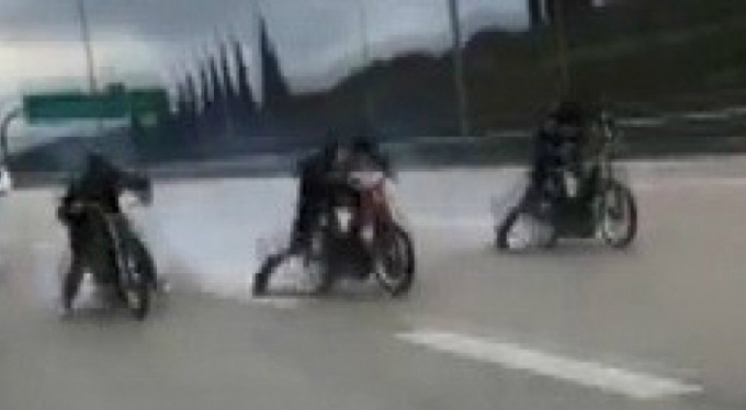 Bursa'da ölüm yarışı! O anlar kamerada