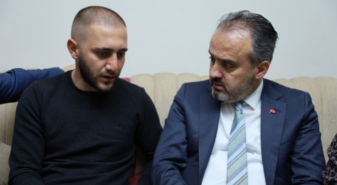 Aktaş'tan İdlib gazisine ziyaret