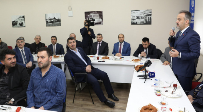 Bursa Terminali'nde özel buluşma