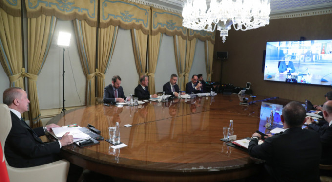 Cumhurbaşkanı, Avrupa liderleriyle görüştü