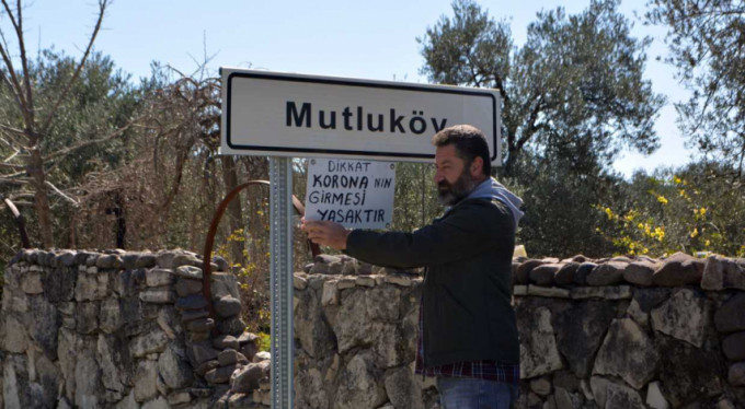 Korona virüsün bu köye girmesi yasak