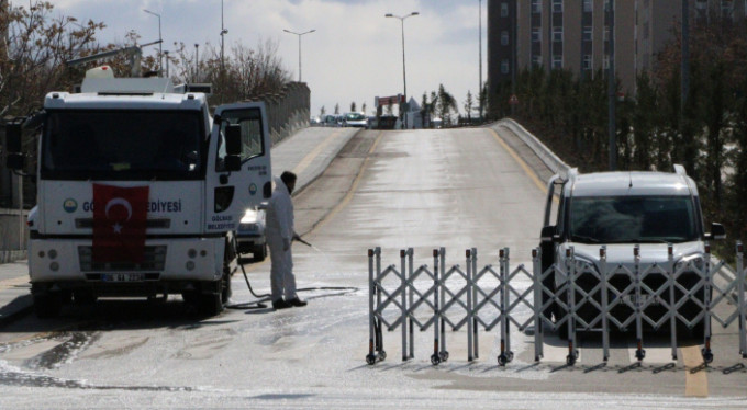 Bursa'da apar topar 14 gün karantinaya alındı