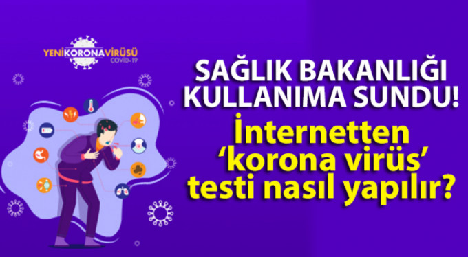 Siz de korona testinizi kendiniz yapın