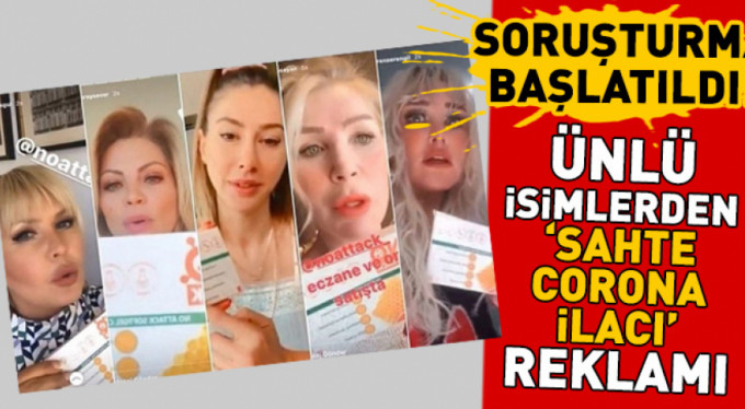 Ünlülere de soruşturma ilaç firmasına da...