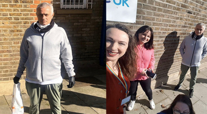 Mourinho, kimsesizlerin yardımına koşuyor