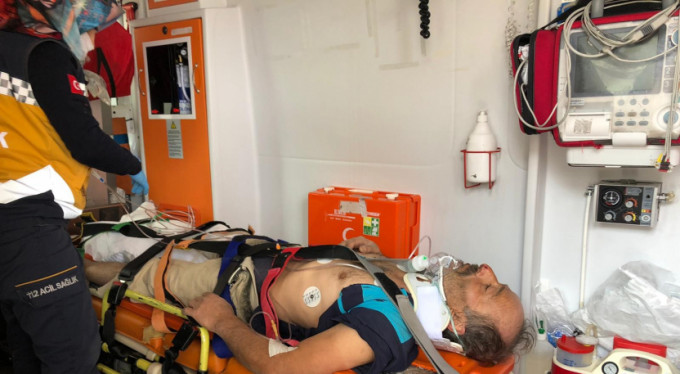 Bursa'da 12 metreden yere çakıldı!