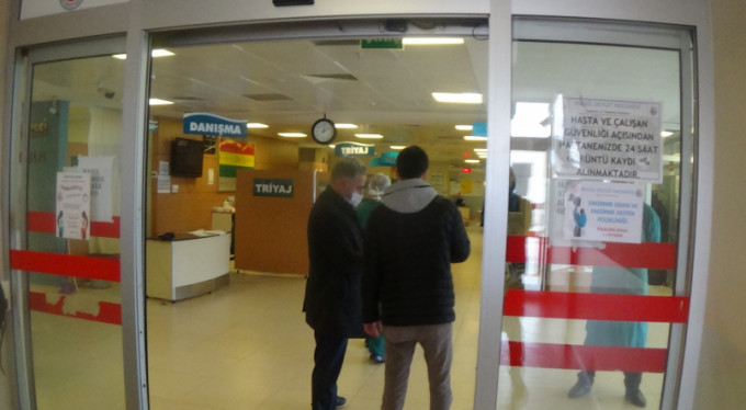 Bursa'da o hastanede korona tedbirleri...