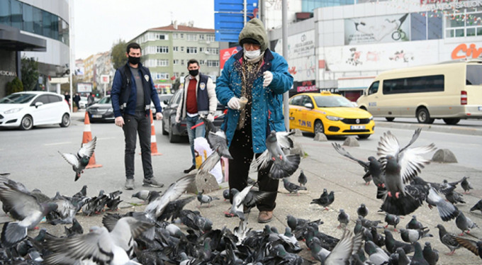 Kuşları için canını hiçe saydı