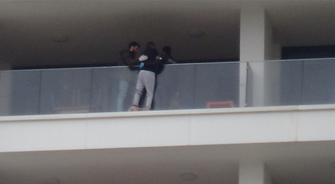 Eşiyle kavga etti, intihara kalkıştı