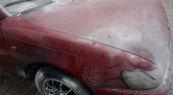 Bursa'da park halindeyken bu hale geldi!