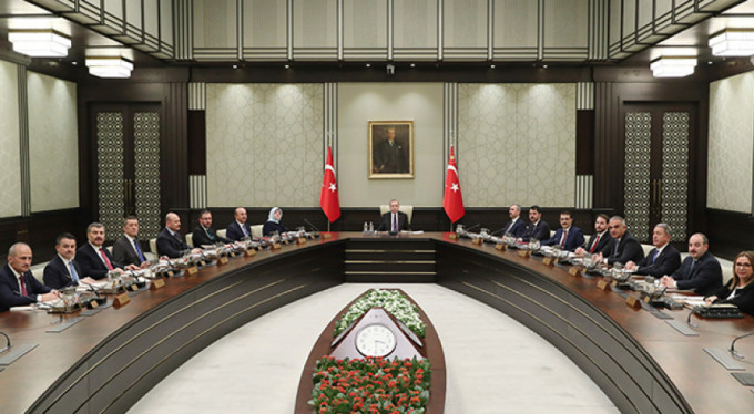 Cumhurbaşkanlığı kabinesi toplandı!