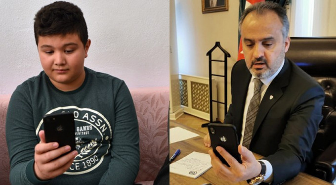 Sosyal medyadan top istedi, Başkan yerine getirdi