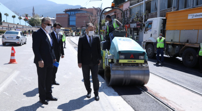 Bursa'da ulaşım çalışmaları hız kazandı
