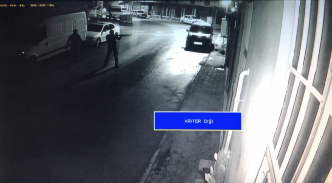 Bursa'daki pompalı tüfekli dehşet kamerada!
