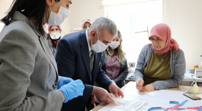 Bu ilçede kimse maskesiz kalmayacak