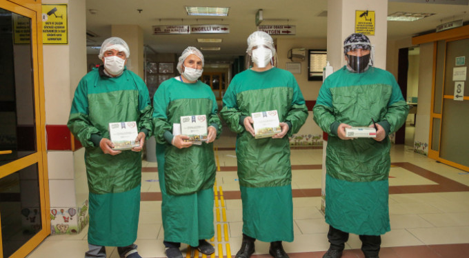 Sağlık çalışanlarının ilk sahuru Büyükşehir'den