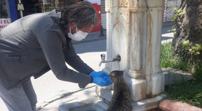 Polisin hayvan sevgisi