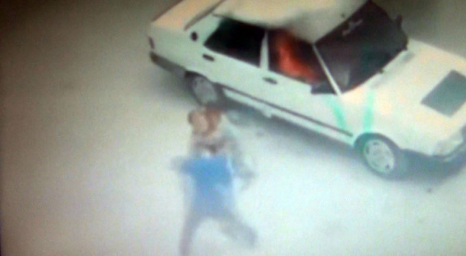 Bursa'daki dehşet anları kamerada!