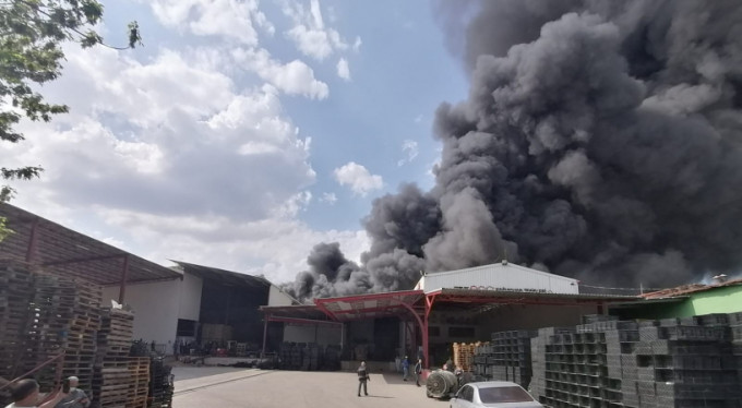 Bursa'da yangın paniği!