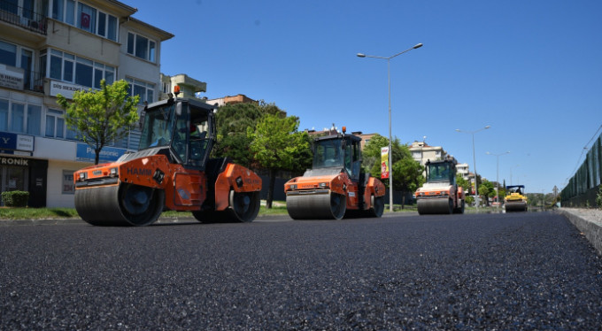 Bursa'da yollar yenileniyor