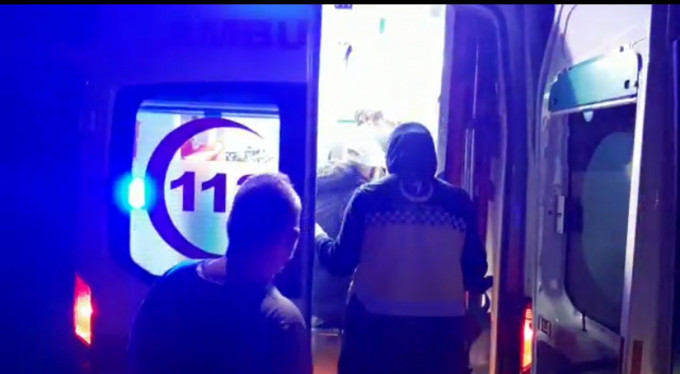 Bursa'da köpek saldırısından kaçarken...