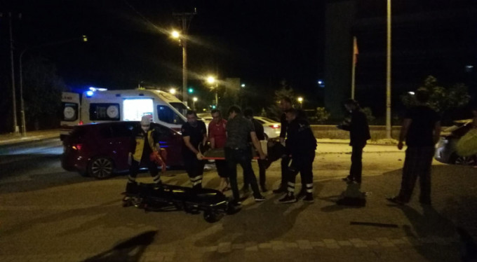 Bursa'da polis aracı kaza yaptı!