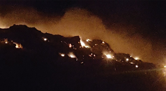 Korkutan orman yangını!