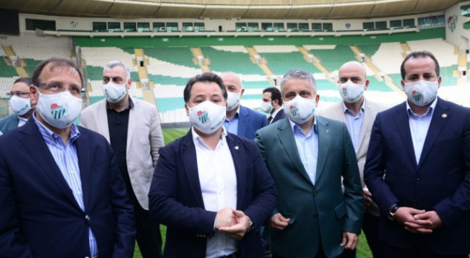 Bursaspor antrenmanına sürpriz ziyaret!