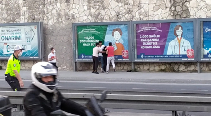 Tekmeler, yumruklar havada uçuştu...