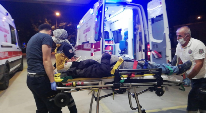 Bursa'da ölümden döndü!