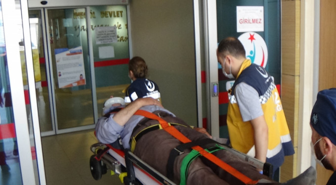 Bursa'da yaşlı adam hastanelik oldu!