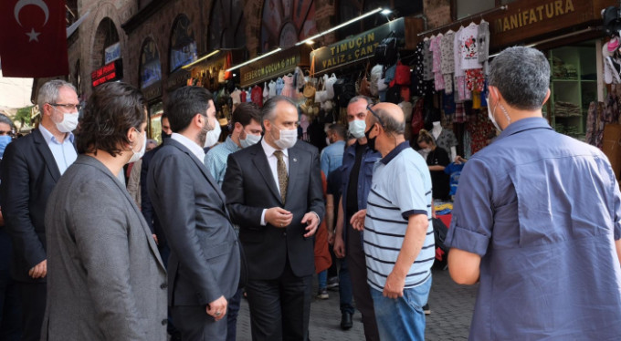 Bursa'da tarihi Kapalıçarşı'ya Büyükşehir müdahalesi