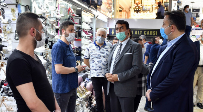 Tarihi çarşıya Osmangazi eli