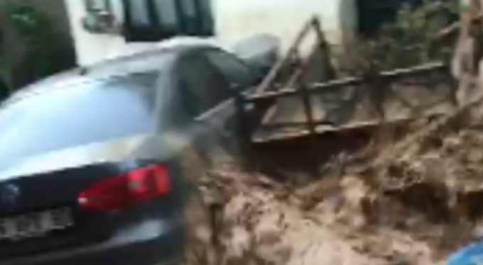 Bursa'daki dehşet anları kamerada!