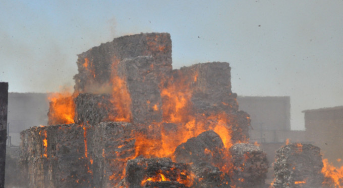 Bursa'da fabrikada yangın!