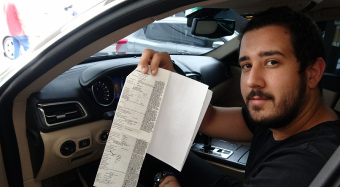 Cezayı görünce hayatının şokunu yaşadı