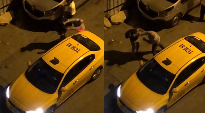 Taksici terörü! İşte o dehşet anları...
