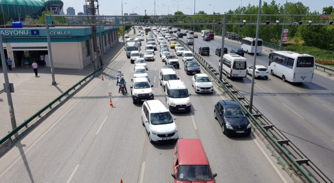 Bursa'da trafiği durduran olay!