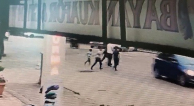 Bursa'daki dehşet anları kamerada!