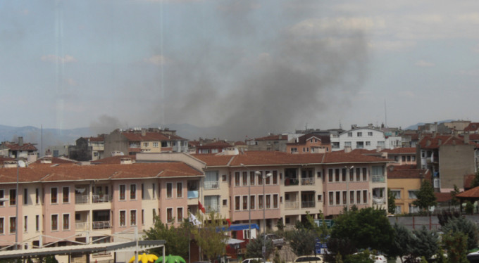 Bursa'da yangın paniği!