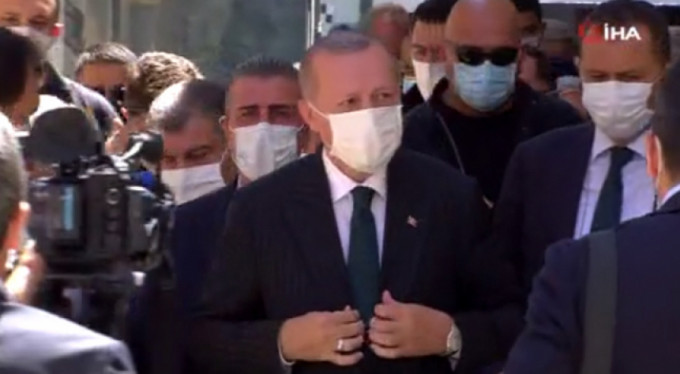 Cumhurbaşkanı Erdoğan Ayasofya Camii'nde!