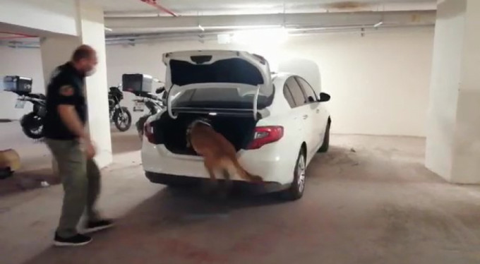 Fırtına uyuşturucuyu böyle buldu