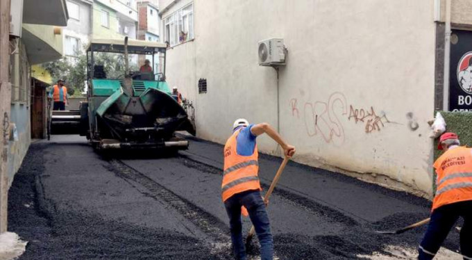 Osmangazi'de asfalt seferberliği