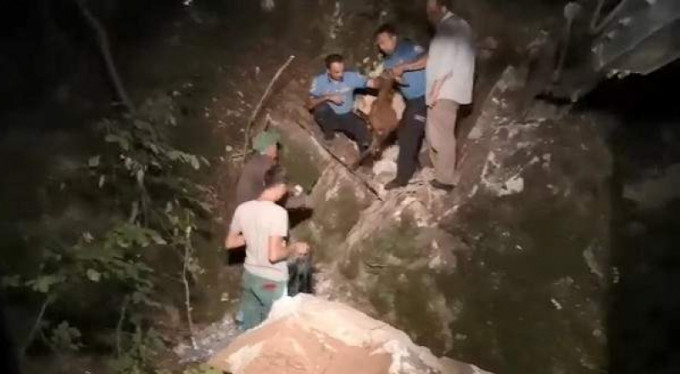 Dağda kurtarma operasyonu